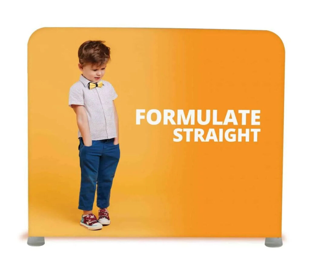 Ścianka tekstylna Formulate prosta