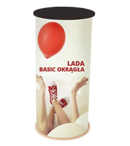 Trybunka reklamowa okrągła Basic