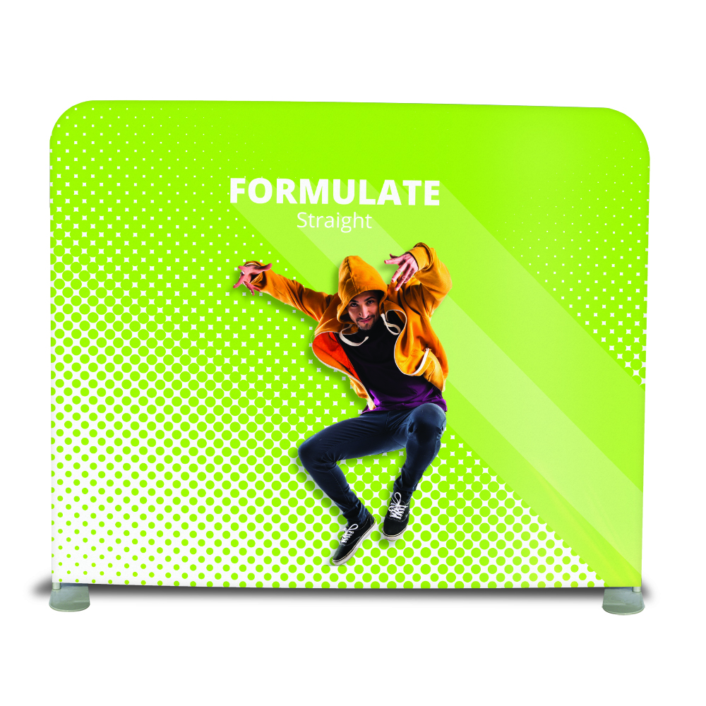 Ścianka reklamowa tekstylna prosta Formulate