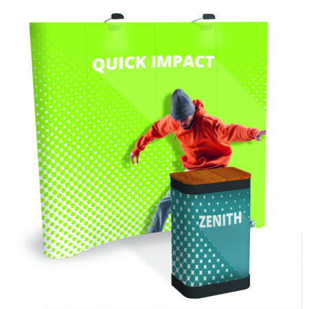 ścianka reklamowa pop-up łukowa Impact