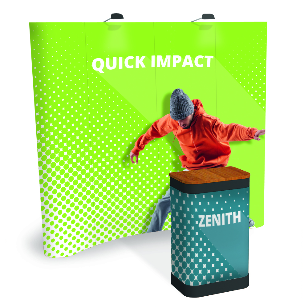 ścianka reklamowa pop-up łukowa Impact