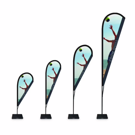 Flaga reklamowa Zoom+ Quill