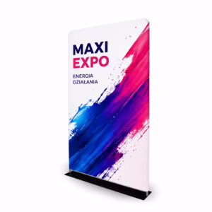 Atlantis Expo – stand tekstylny 150x230 cm, dwustronny z wydrukiem