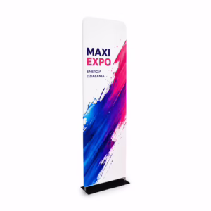 Atlantis Expo – stand tekstylny 60x230 cm dwustronny z wydrukiem