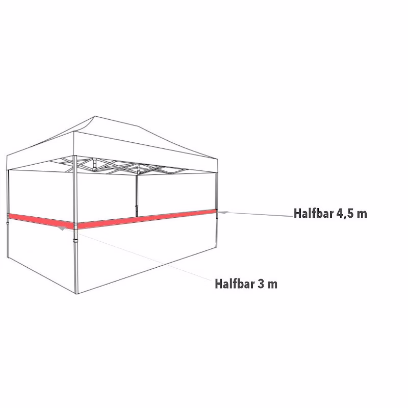 Halfbar 3 m