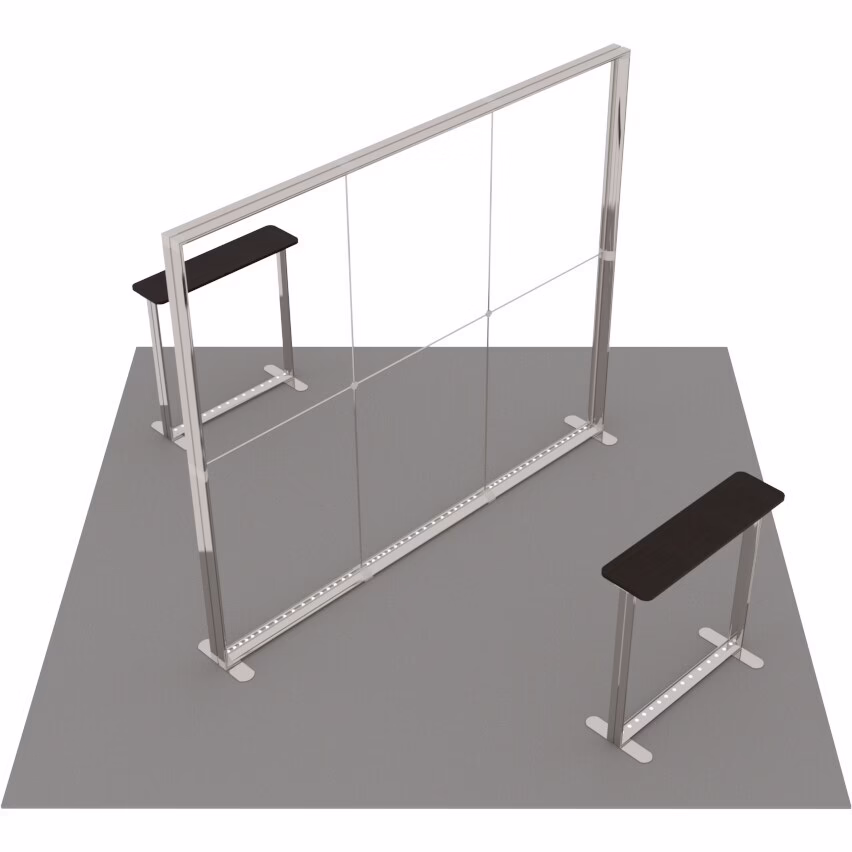 Stoisko targowe z systemu LUNIX™ 16 m² (4x4) wyspa