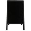 Potykacz drewniany Classic S (51x90 cm) - czarny