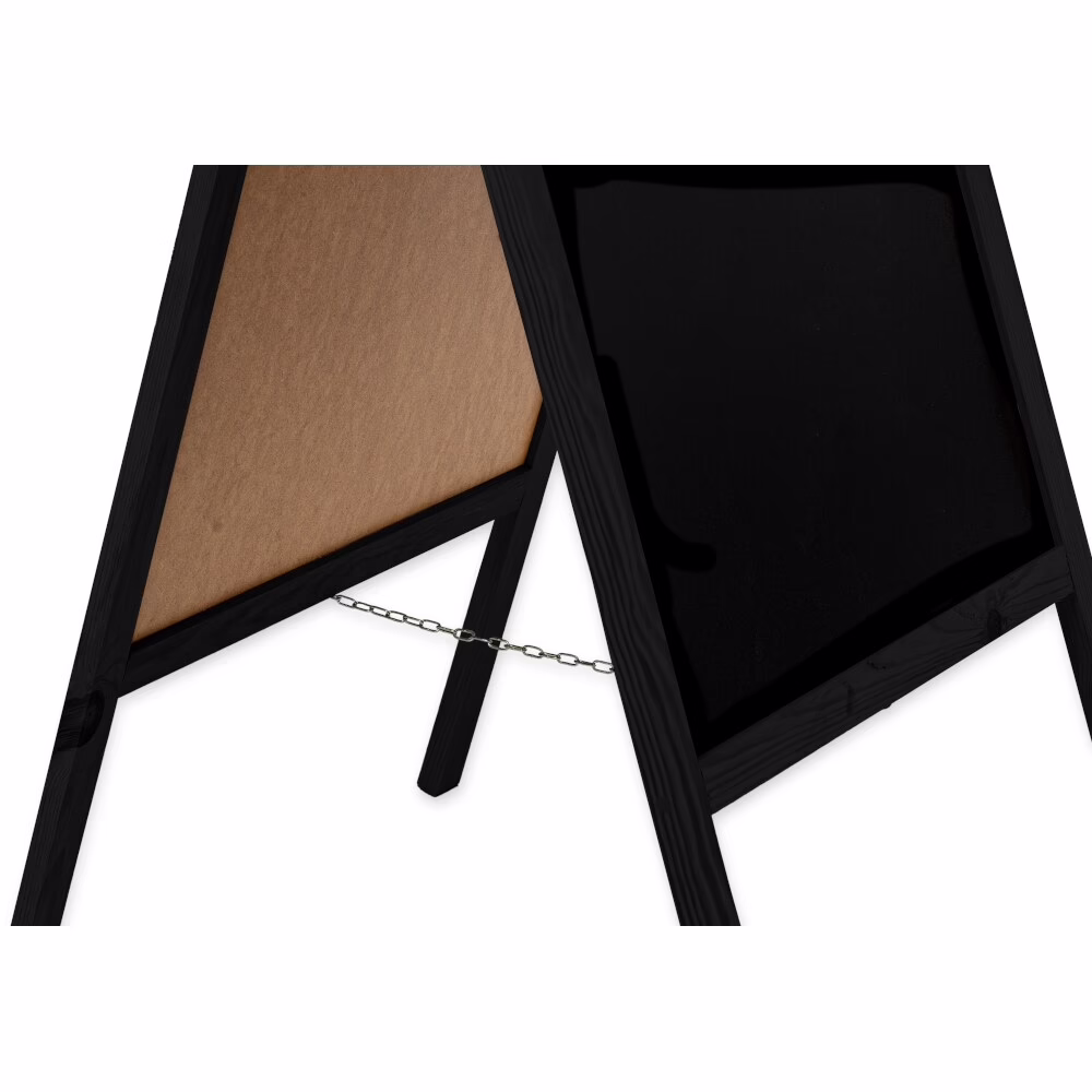 Potykacz drewniany Classic M (60x100 cm) - czarny