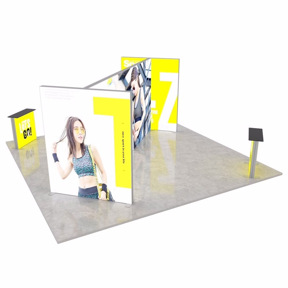 Stoisko targowe z systemu LUNIX™ 25 m² (5x5) wyspa