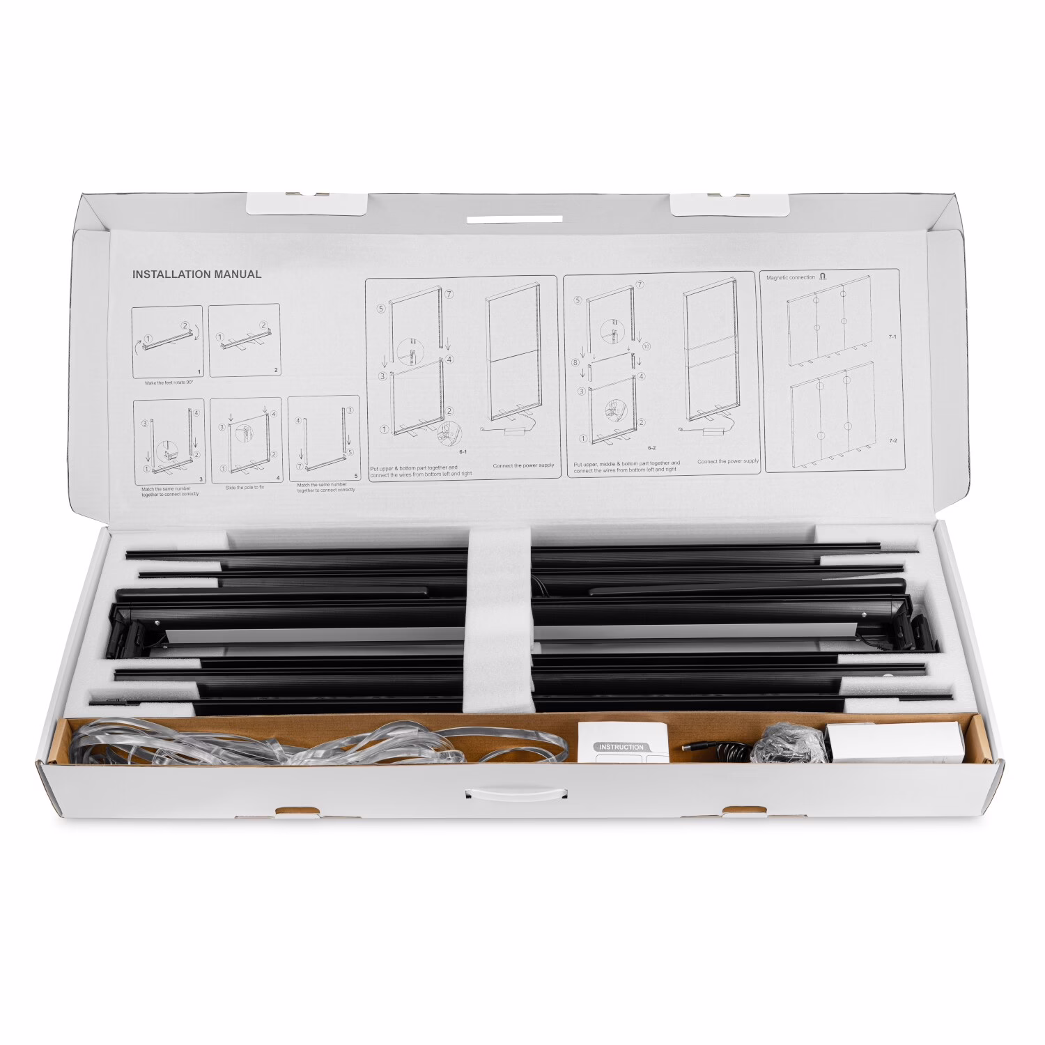 LED BOX™ 100x200 - wersja 2.0 - czarny