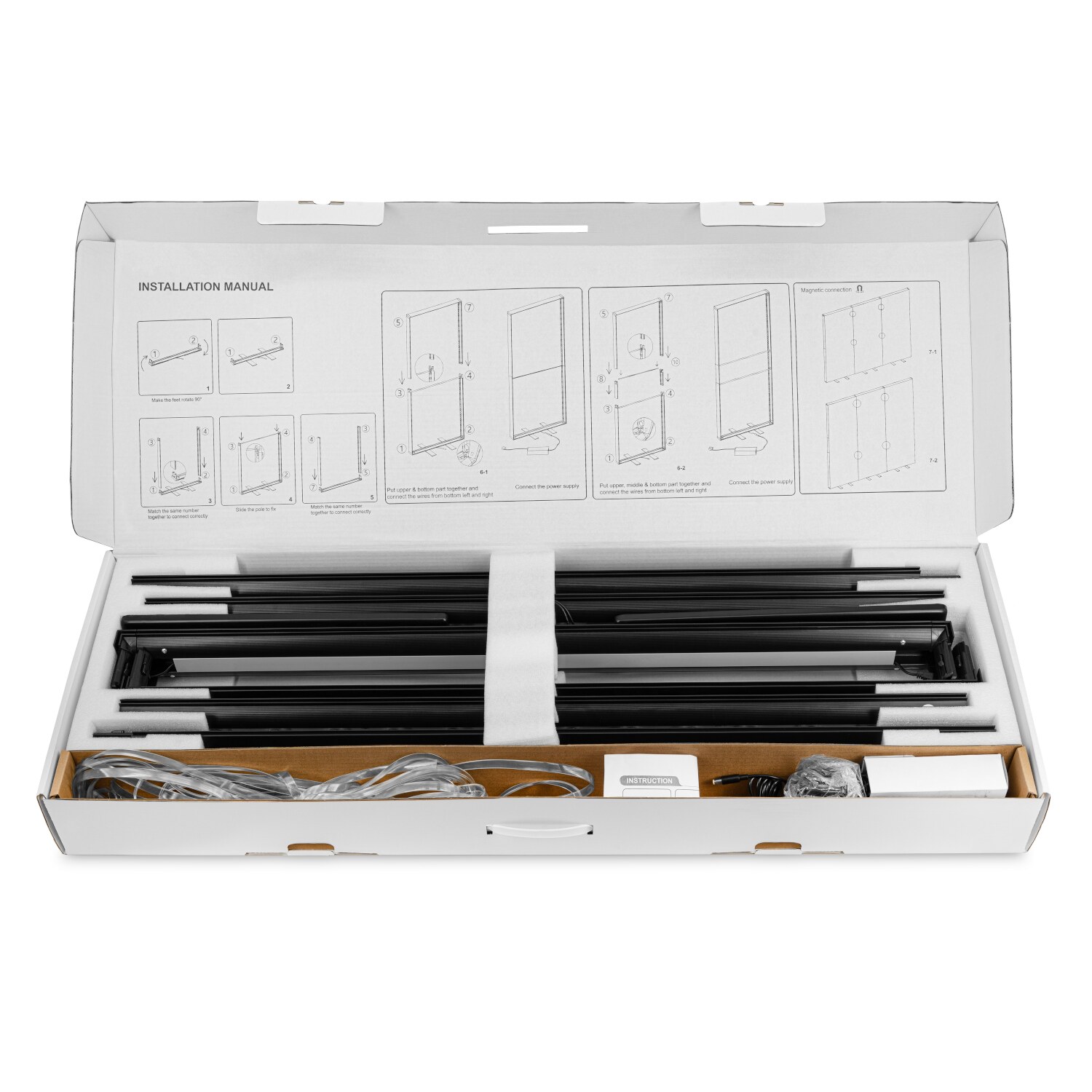 LED BOX™ 100x200 - wersja 2.0 - czarny