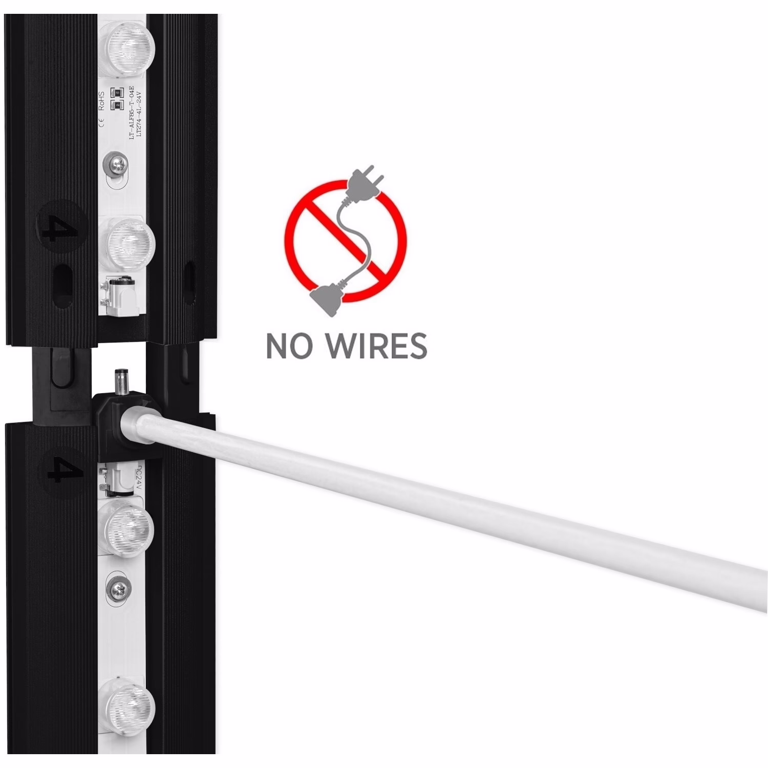LED BOX™ 100x200 - wersja 2.0 - czarny