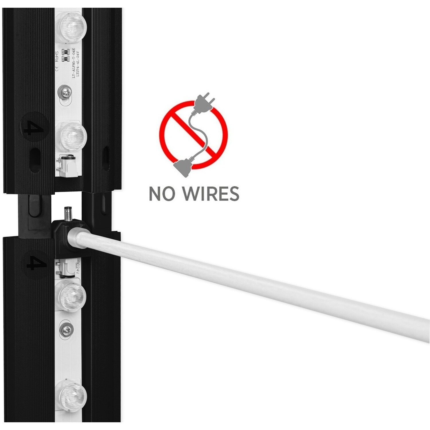 LED BOX™ 100x200 - wersja 2.0 - czarny