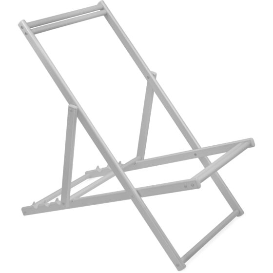 Leżak aluminiowy z regulacją oparcia