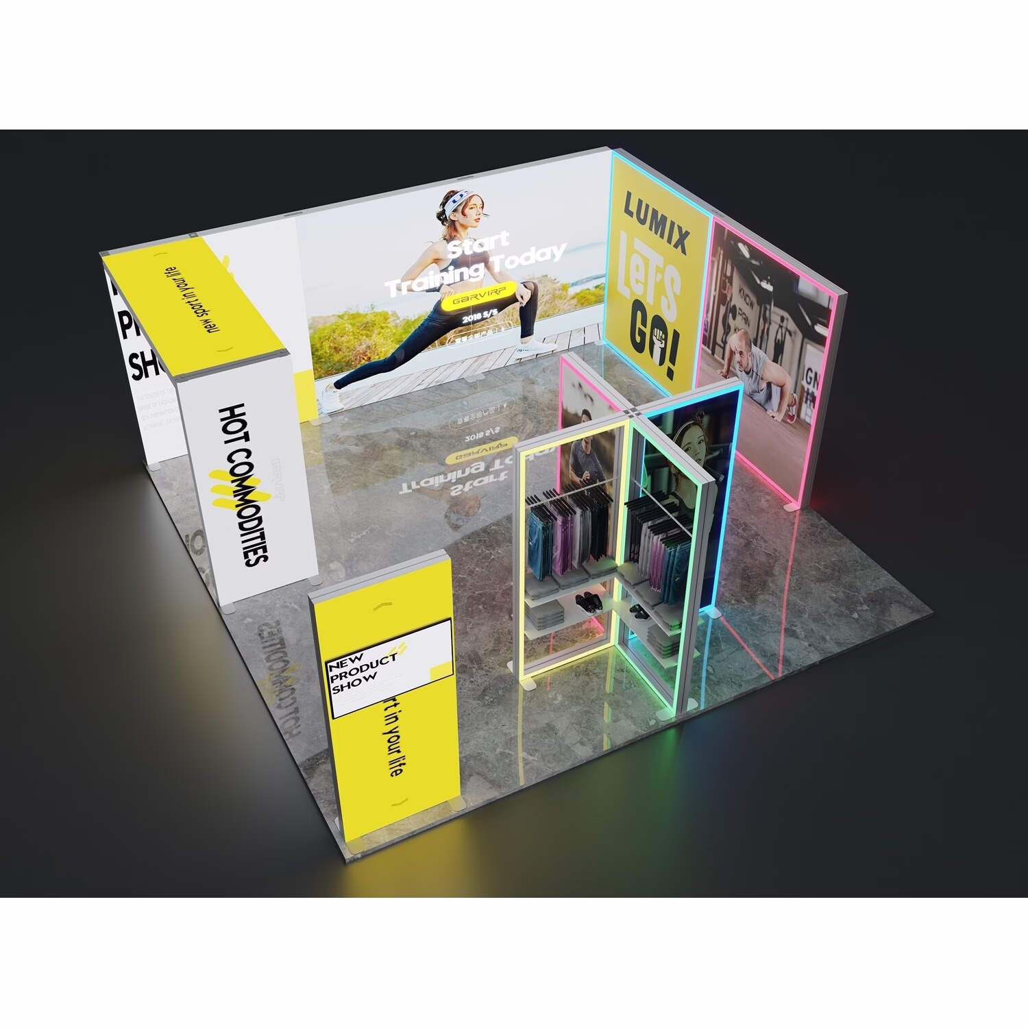 LUNIX™ RGB 100x250