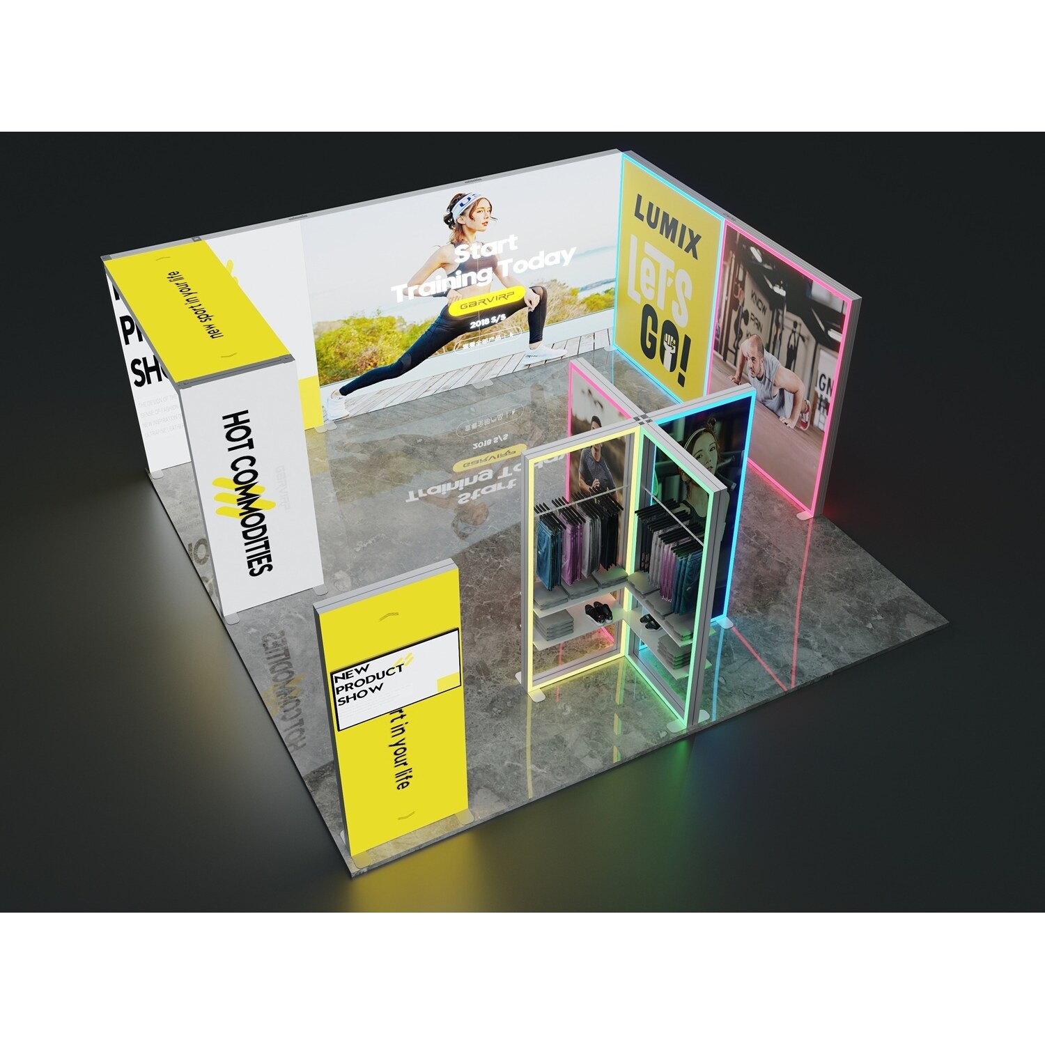 LUNIX™ RGB 100x250