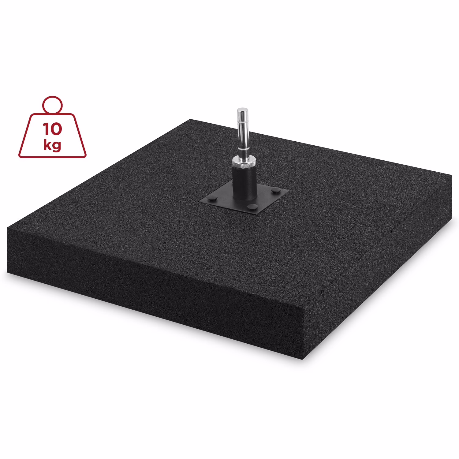 Podstawa gumowa z rotatorem - 10 kg