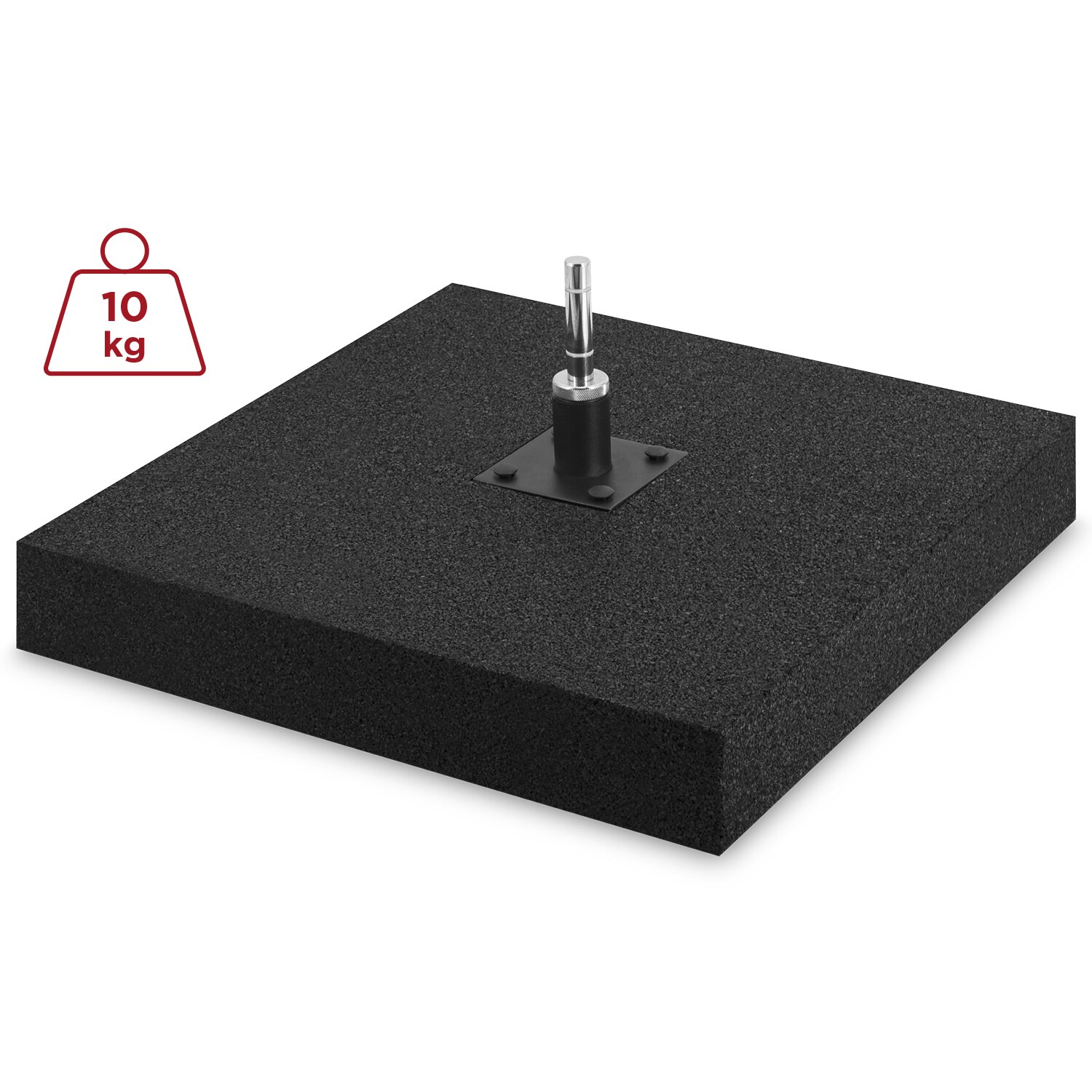Podstawa gumowa z rotatorem - 10 kg