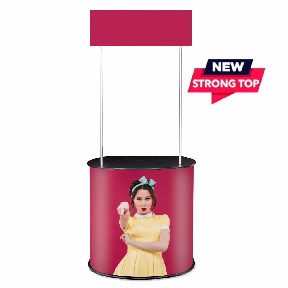 Trybunka Promo 2 Plus z półką i topperem, MOCNY BLAT