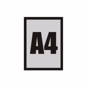 Ramka magnetyczna A4 Magnetic – czarna