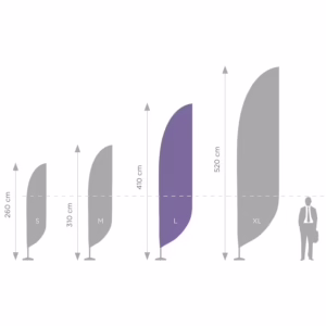 Maszt flagowy 450 cm - Standard L