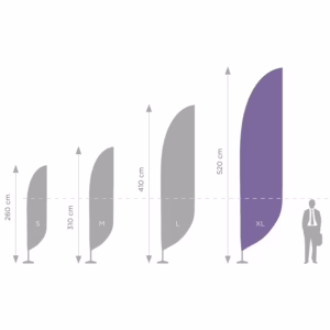 Maszt flagowy 550 cm Standard XL