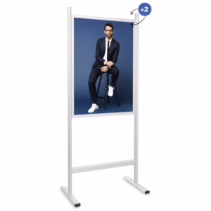Info stojak Chroma – dwustronny stojak plakatowy A1