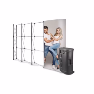 Ścianka POP UP 3x4 z amboną – Prosta