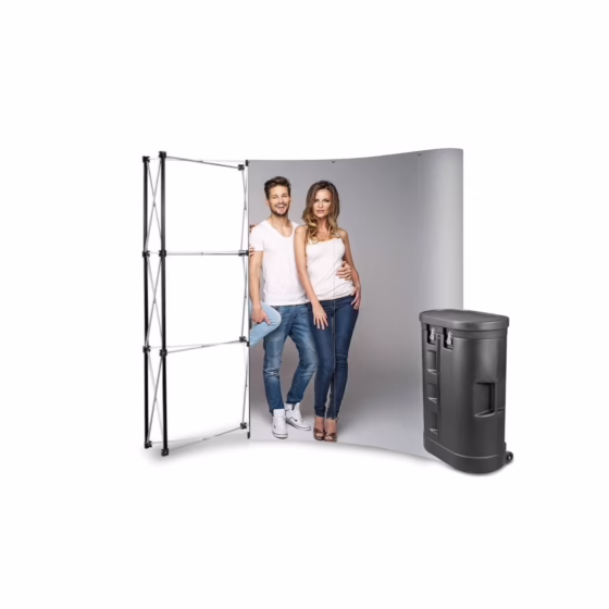 Łukowa ścianka pop-up 3x3 z amboną