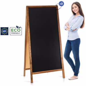 Potykacz drewniany Classic XL (72x160 cm) - brązowy