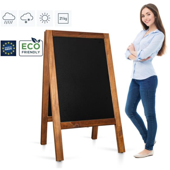 Potykacz drewniany PRO do reklamy zewnętrznej