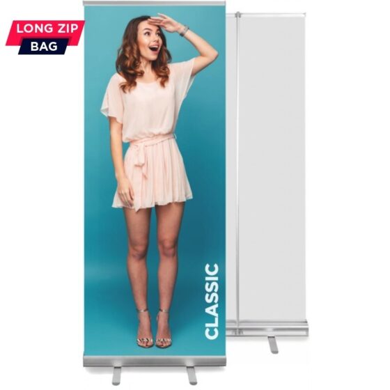 Roll Up Classic 80x200 cm z wydrukiem, kaseta i torba transportowa