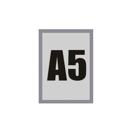 Srebrna ramka magnetyczna Magnetic A5 do prezentacji plakatów i komunikatów