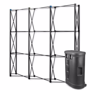 Black Pro Magnetic Pop Up 3x3 – prosta ścianka pop up 3x3 z amboną