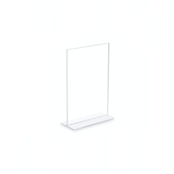 Stojak Crystal A7 – dwustronny stojak akrylowy