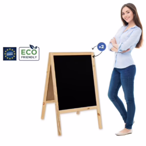 Potykacz drewniany Classic M (60x100 cm) - naturalny