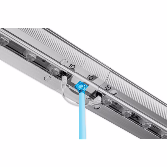 Listwa konstrukcyjna pionowa 50 cm do systemu LUNIX™ z elementami montażowymi