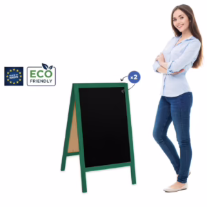 Potykacz drewniany zielony Classic S (51x90 cm)