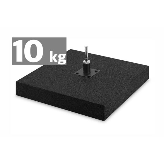 Podstawa gumowa z rotatorem do masztu flagowego, 10 kg