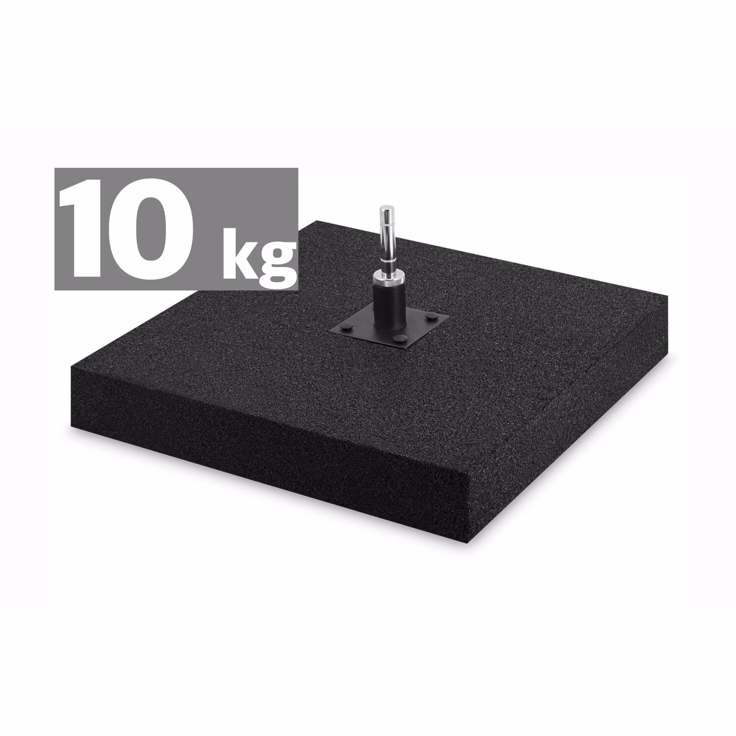 Podstawa gumowa z rotatorem do masztu flagowego, 10 kg