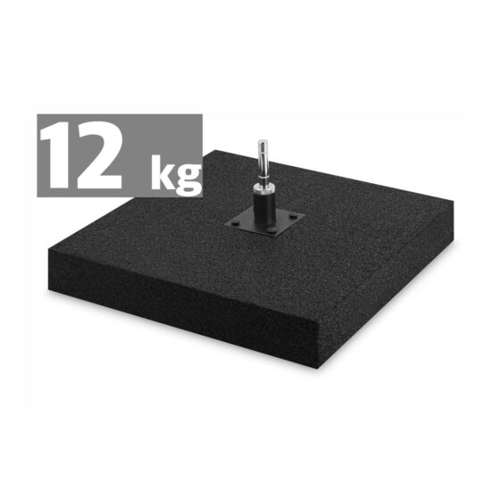 Podstawa gumowa z rotatorem do masztu flagowego - 12 kg