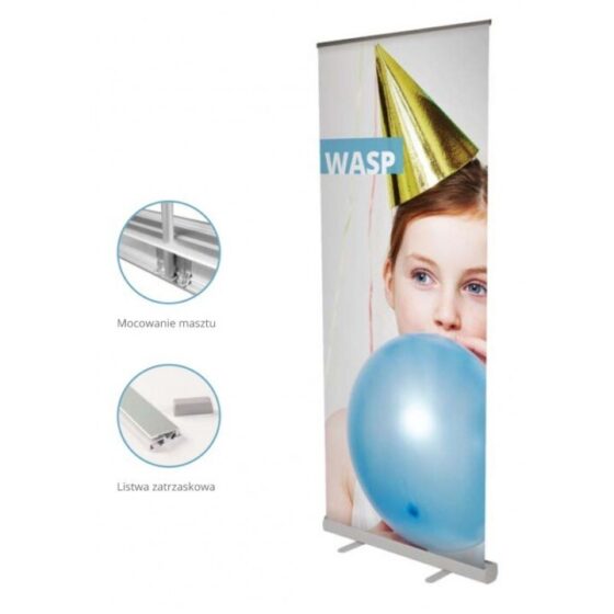 Roll-up Wasp z wydrukiem