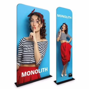 Ścianka tekstylna Monolith z wydrukiem