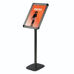 Stojak informacyjny Sentry A4 / A3 typu menu - ustawienie w pionie