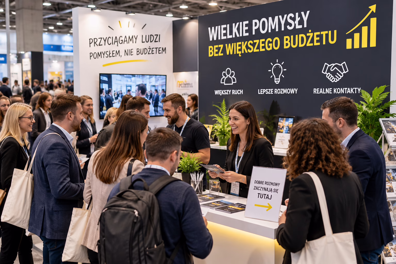 Jak zwiększyć ruch na stoisku targowym bez powiększania budżetu? – inspiracja targowa i wystawienniczaHasła w j. polskim