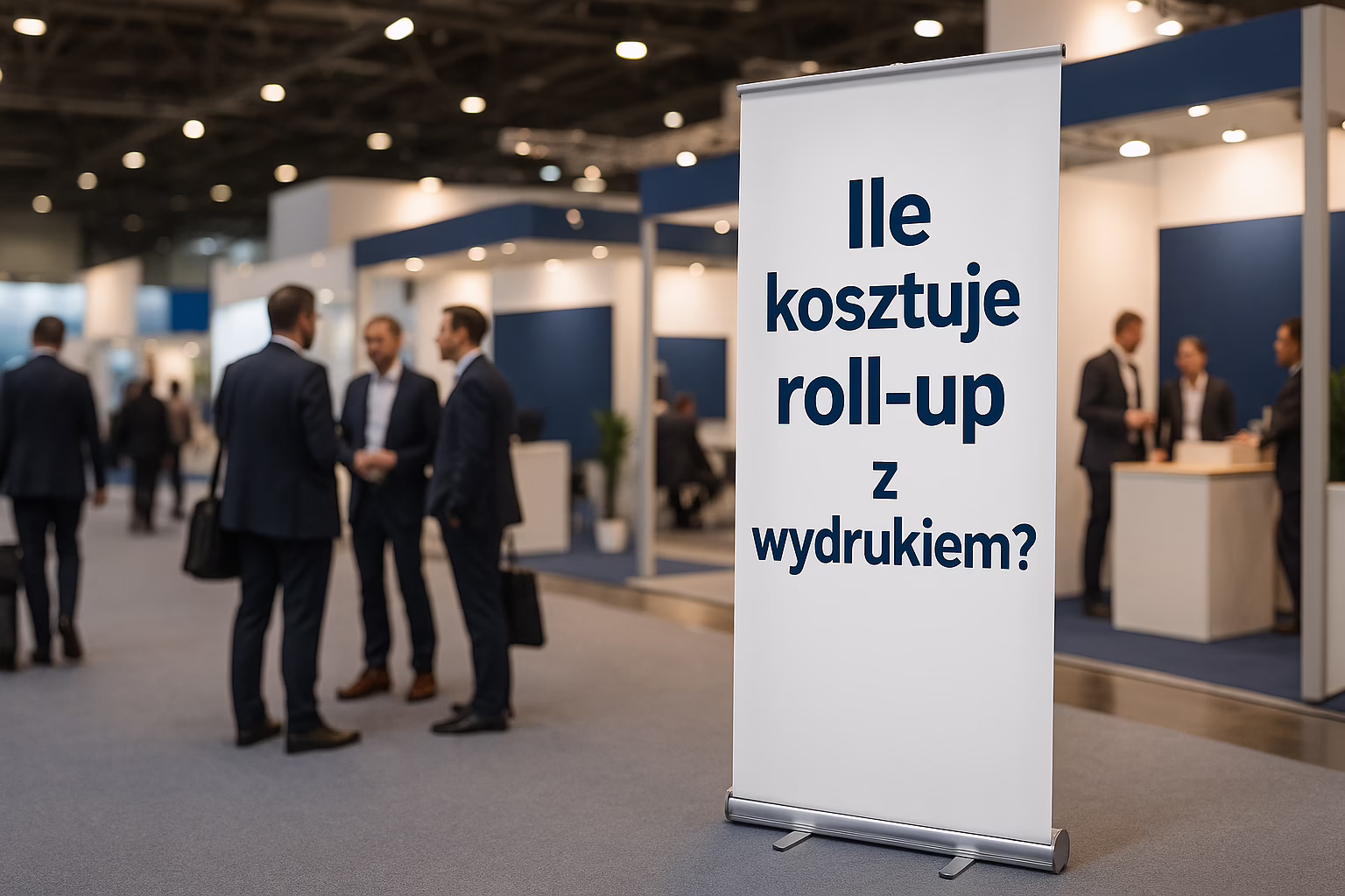 Ile kosztuje roll-up z wydrukiem i co wpływa na jego cenę? – inspiracja targowa i wystawiennicza