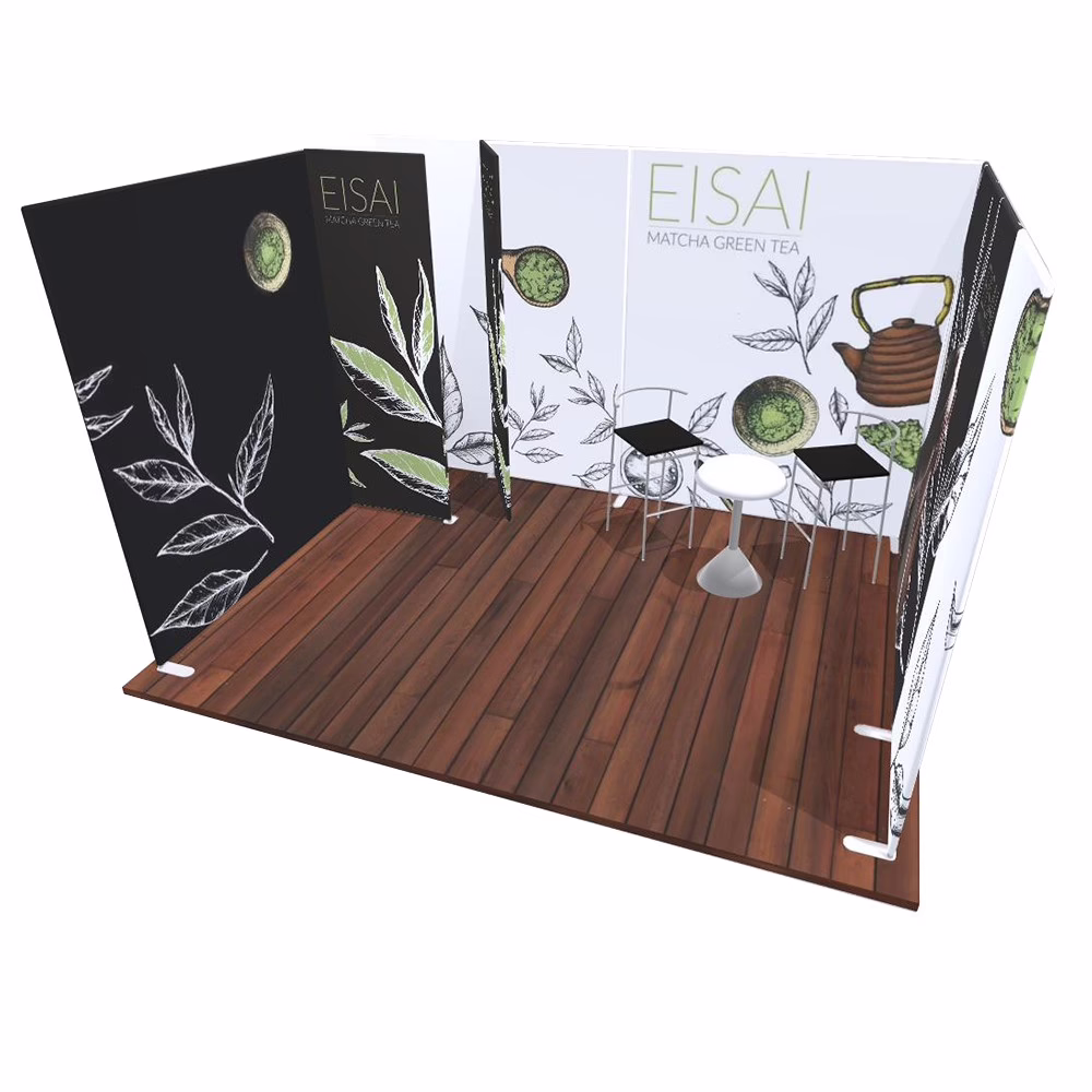 Modulate™ Stand 12m² Design 1 – modułowe stoisko targowe
