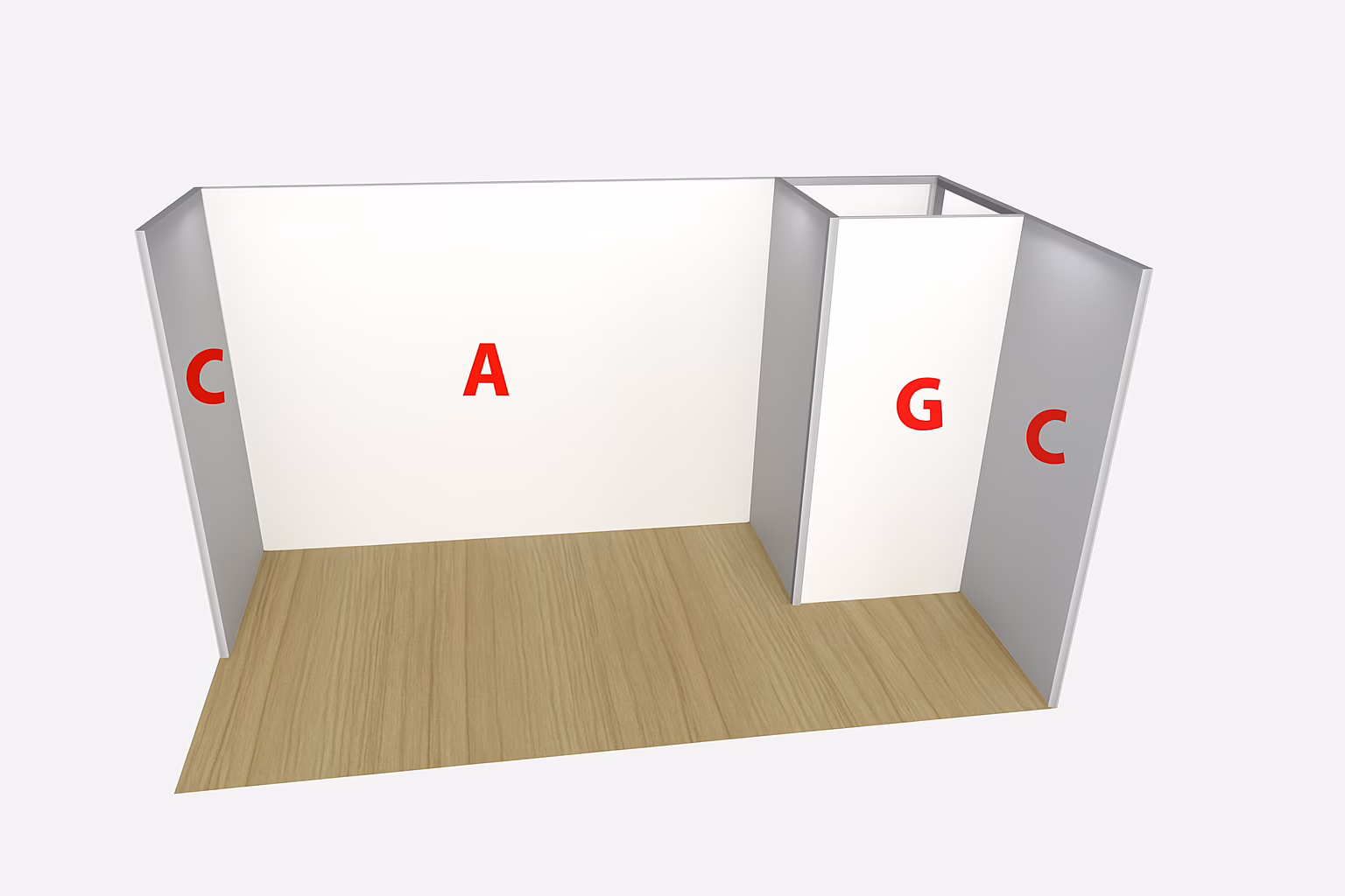 Stoisko modułowe 2x4 - 8 m.kw. - obrazek 3